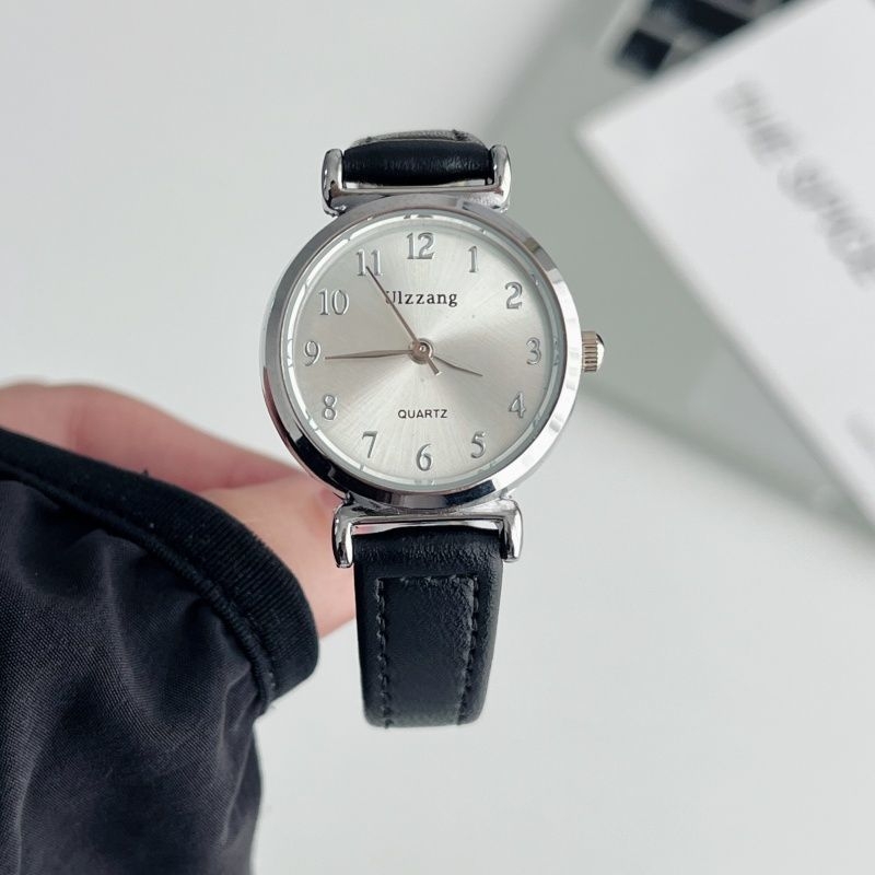 Ženski sat u prirodnom minimalističkom stilu, analogni kvarc, 26 mm brojčanik, kaiš od umjetne kože