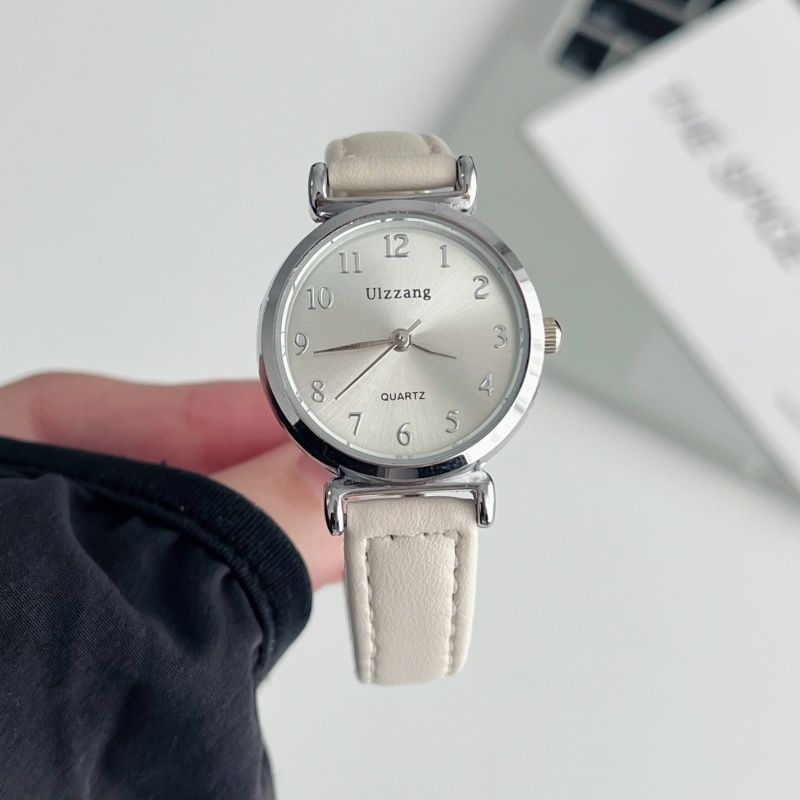 Ženski sat u prirodnom minimalističkom stilu, analogni kvarc, 26 mm brojčanik, kaiš od umjetne kože