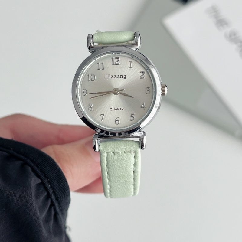 Ženski sat u prirodnom minimalističkom stilu, analogni kvarc, 26 mm brojčanik, kaiš od umjetne kože