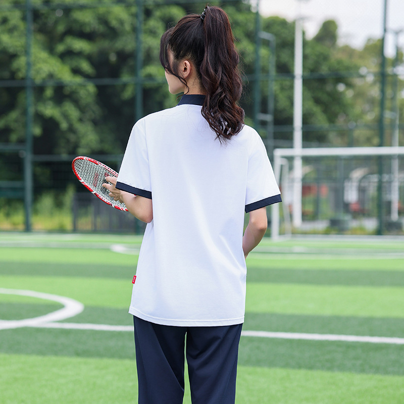 Unisex sportski komplet s kratkim rukavima i dugim hlačama, za badminton i odbojku, školske uniforme za učenike