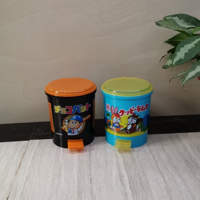 Koš za smeće s pedalom i poklopcem, plastični, za kućnu upotrebu – dnevni boravak, kuhinja, kupaonica, cilindričnog oblika