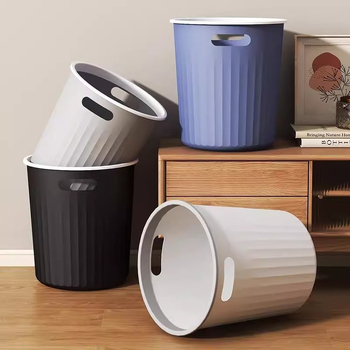 10 L cilindrični plastični kanta za smeće, bez poklopca, za dom, dnevni boravak, kupaonicu, kuhinju, ured i studentski dom