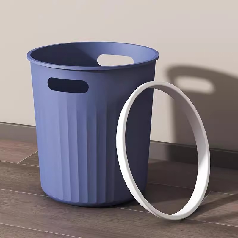 10 L cilindrični plastični kanta za smeće, bez poklopca, za dom, dnevni boravak, kupaonicu, kuhinju, ured i studentski dom