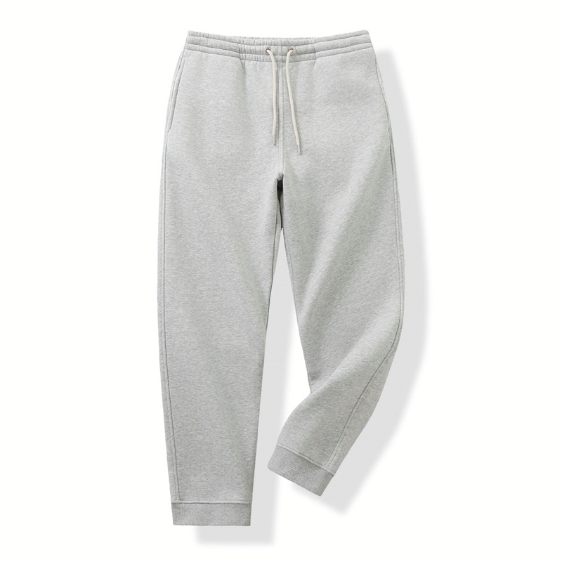 Muške jogger hlače s flis podstavom, 85% pamuka, japanski stil, jednobojne boje, opušten kroj, debele i udobne za sport i svakodnevno nošenje