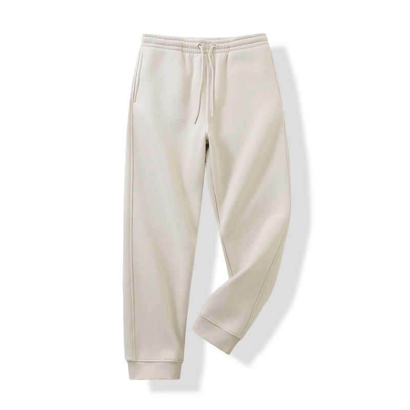 Muške jogger hlače s flis podstavom, 85% pamuka, japanski stil, jednobojne boje, opušten kroj, debele i udobne za sport i svakodnevno nošenje