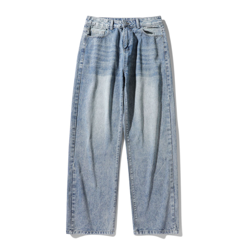 Acu férfi farmer - laza szabású egyenes szárú, széles lábvég, denim mosott felület, 2026 tavasz-nyár