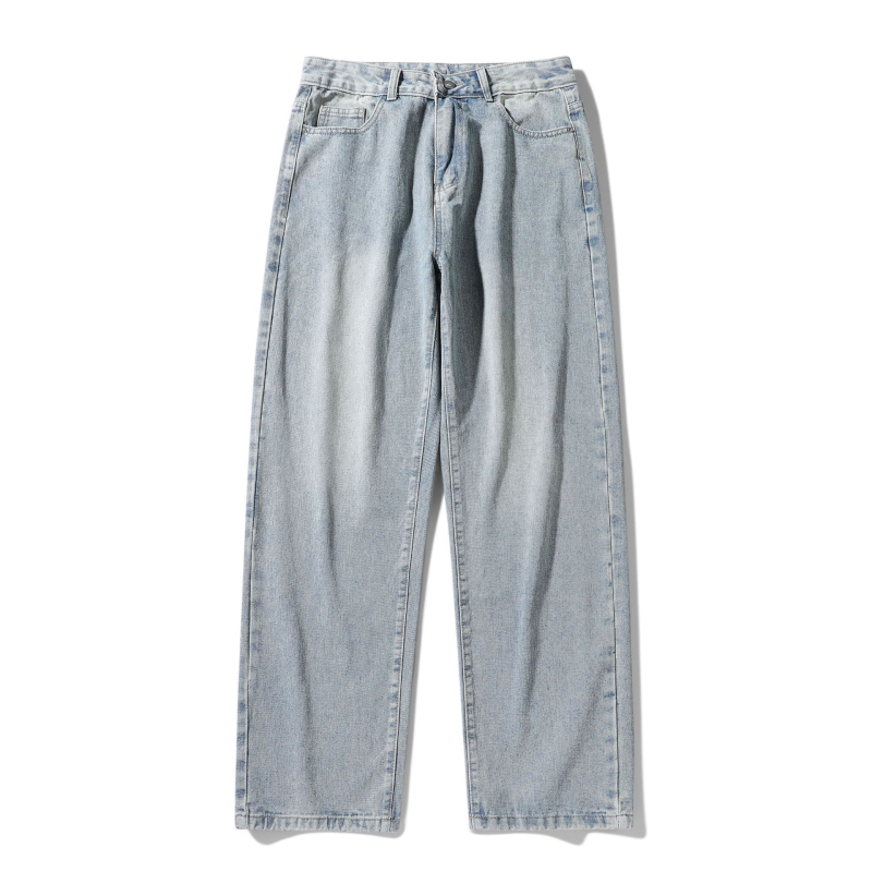 Acu férfi farmer - laza szabású egyenes szárú, széles lábvég, denim mosott felület, 2026 tavasz-nyár