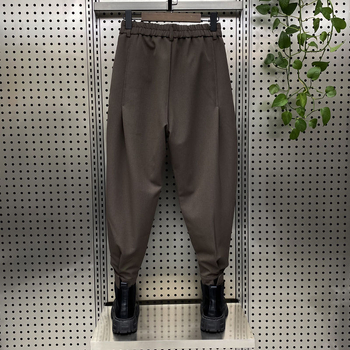 Férfi nadrág Velcro-val a bokánál, tavasz-ősz, laza szabás, slim-fit, cropped harems
