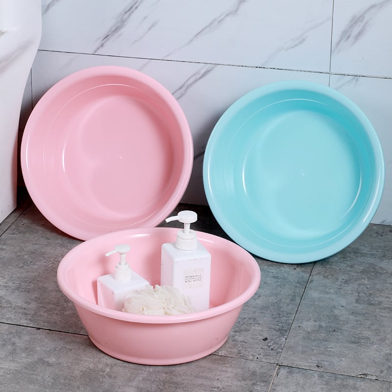 Vas de plastic multifuncțional pentru spălat fața, picioarele, rufe și legume; design îngroșat