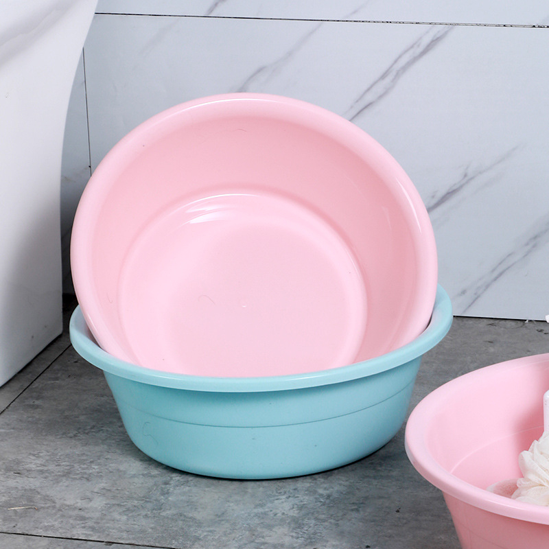 Vas de plastic multifuncțional pentru spălat fața, picioarele, rufe și legume; design îngroșat