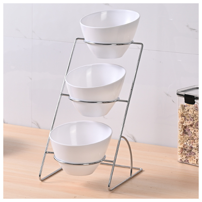 Τριών επιπέδων ράφι μπαχαρικών για μπουφέ