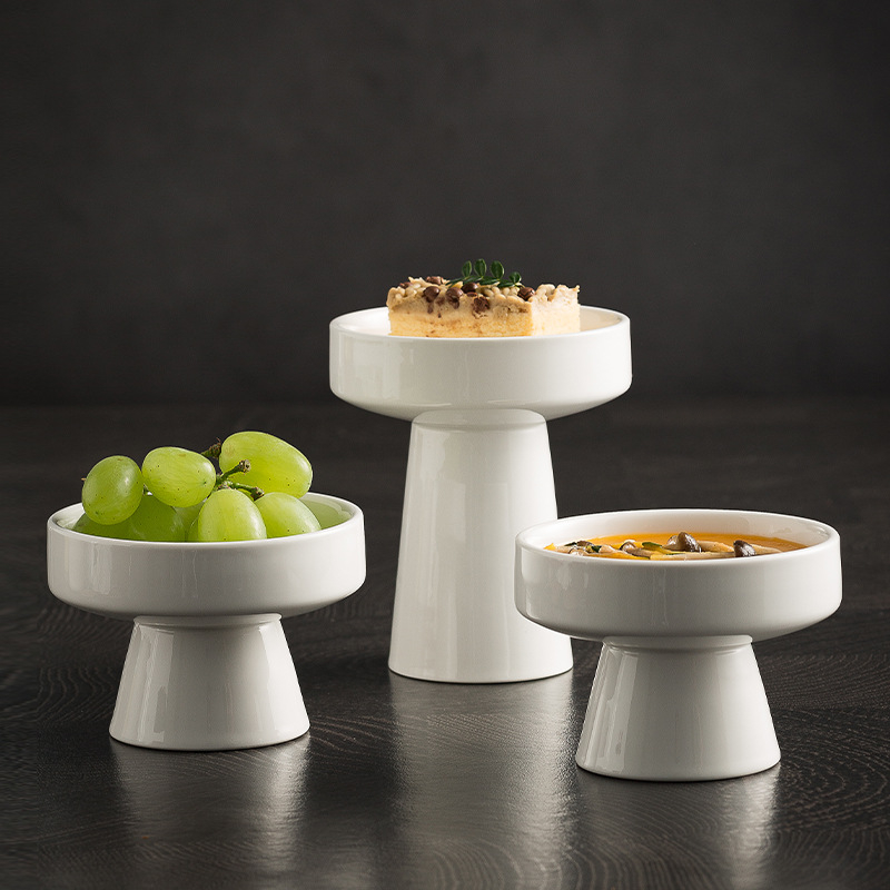 Πορσελάνινες μπολάκια επιδορπίου με πόδια, μπολ για παγωτό, διάμετρος 11–11,9 εκ, για οικιακή χρήση και εξυπηρέτηση σε ξενοδοχεία/εστιατόρια