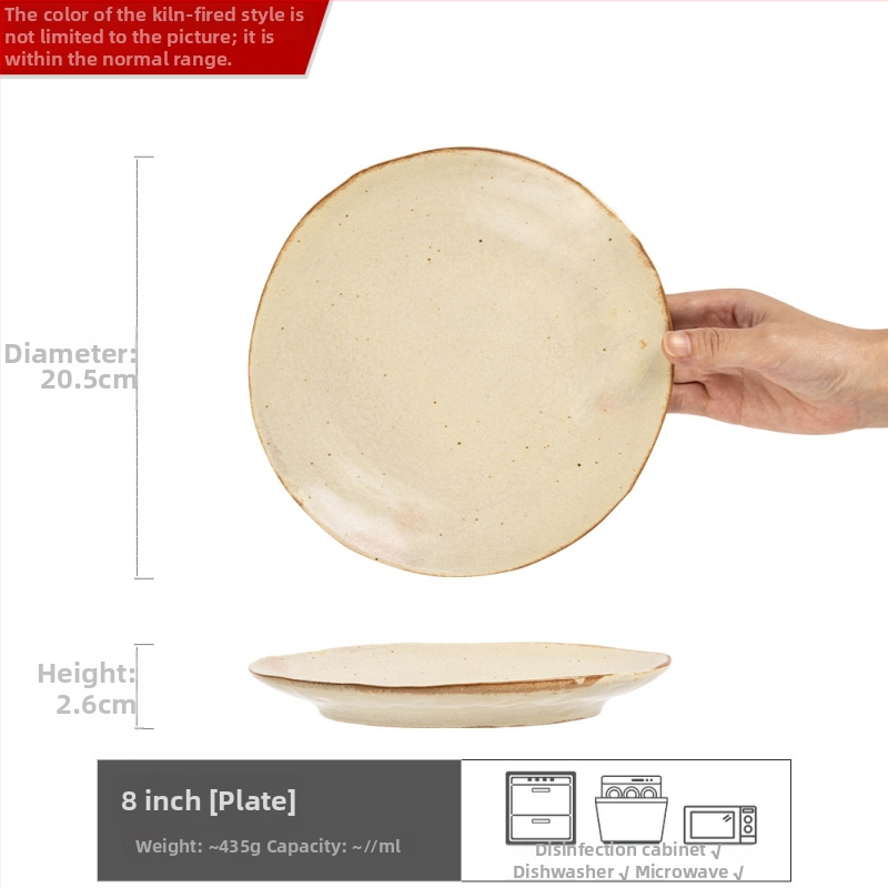 Hustá kreatívna osemuholníková porcelánová miska, jednofarebná japonská keramická misa na polievku a ovocie, veľká domáca súprava riadu