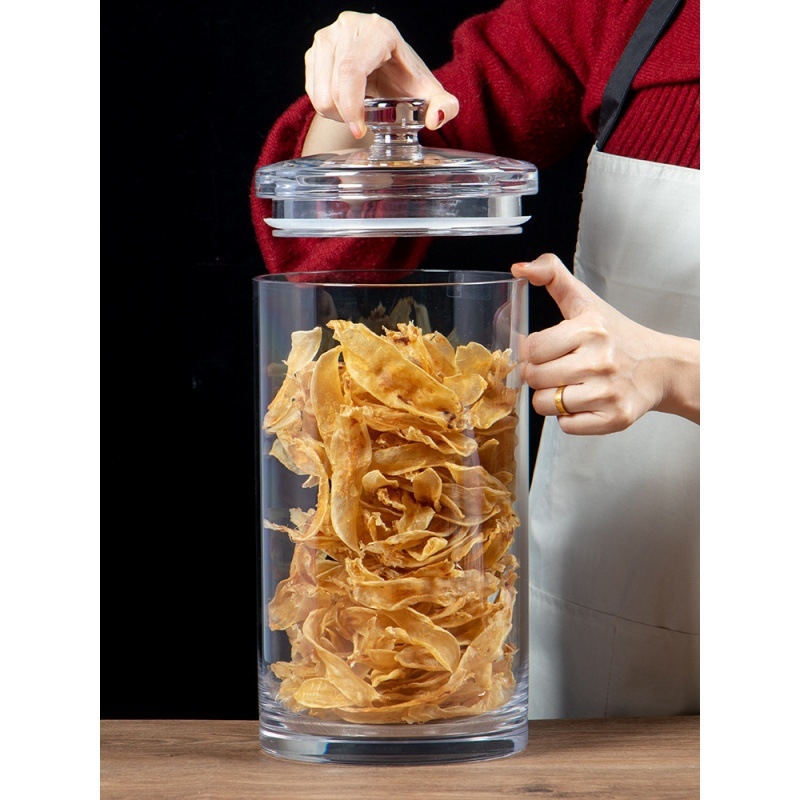Zárt, nedvességálló élelmiszer-minőségű műanyag tárolóedények, nagy kapacitású (5 L+), gyógynövények, gyógyszer-anyagok és tea tárolására, mandarinhéj tea tároló edények
