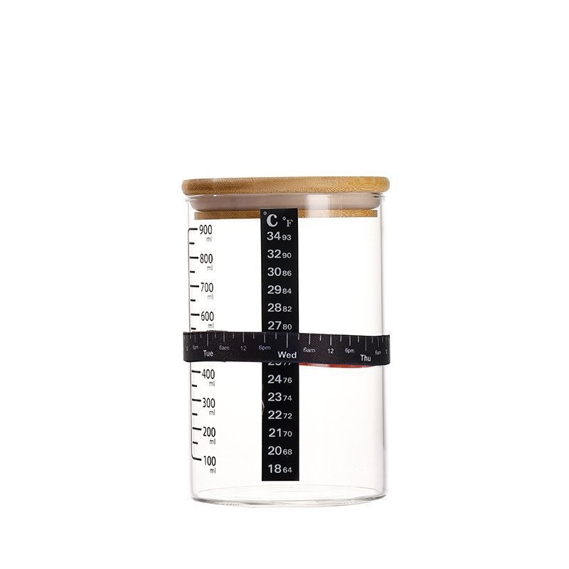 32 oz kovászindító készlet boroszilikát üvegben, légmentesen záródó, magas hőállóság