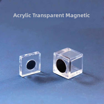 Priehľadný akrylový magnetický zámok na dvere s lepiacim magnetom