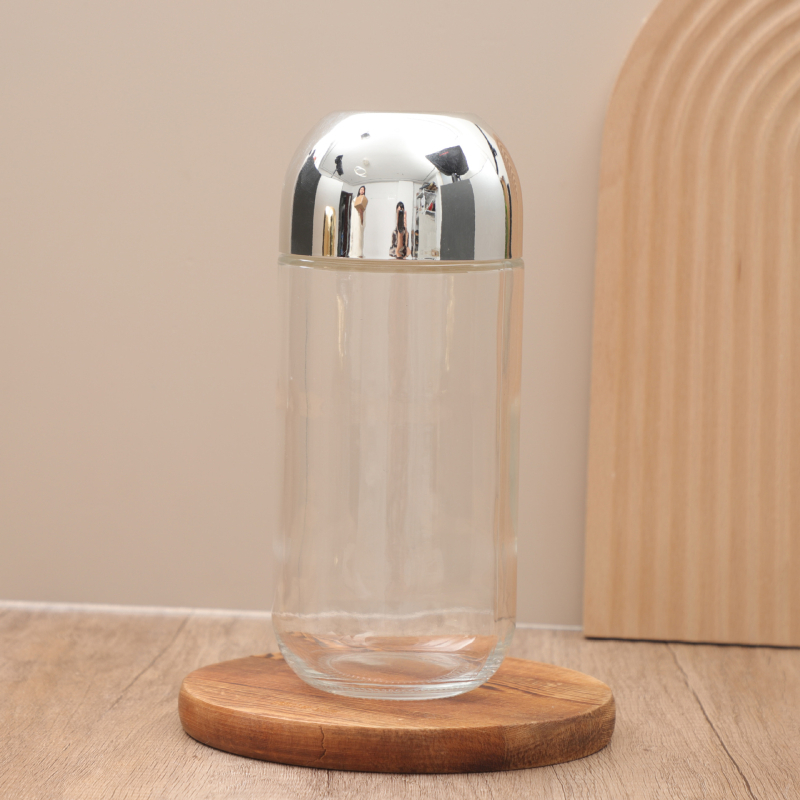 Set de borcane din sticlă pentru bucătărie, cu capac etanș, decorativ, 501–800 ml