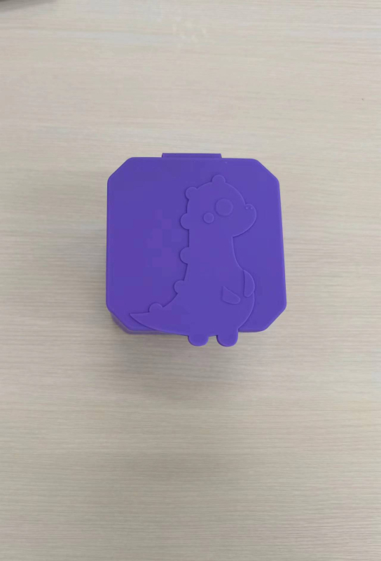 Dječja silikonska kutija za grickalice s poklopcem, set od 2×4 oz posuda za dip ili salatu