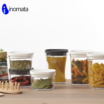 Inomata prozirni plastični hermetički spremnik za hranu, kvadratnog oblika, 501–800 ml
