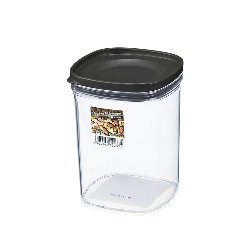 Inomata prozirni plastični hermetički spremnik za hranu, kvadratnog oblika, 501–800 ml