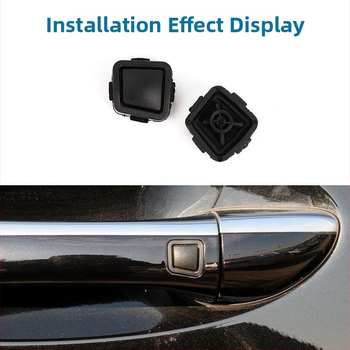 Externé tlačidlo páky dverí pre Mercedes‑Benz R‑Class W251 a M‑Class W; tlačidlo zámku dverí pre E‑Class W211 a S‑Class W220