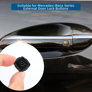 Externé tlačidlo páky dverí pre Mercedes‑Benz R‑Class W251 a M‑Class W; tlačidlo zámku dverí pre E‑Class W211 a S‑Class W220