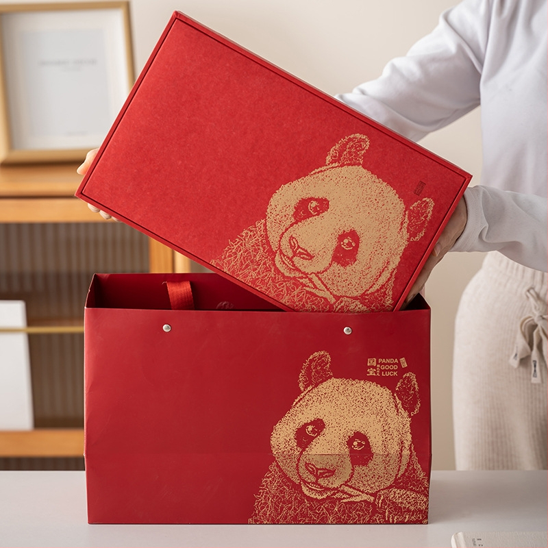 Keramična posuda za čaj s motivom panda, hermetički poklopac, darovna kutija za čaj
