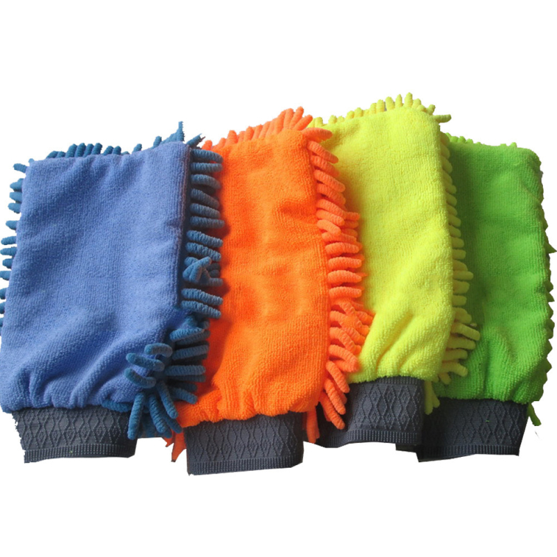 Absorpcijske rukavice za pranje automobila od chenillea, s fleece podstavom, debele za kućno čišćenje