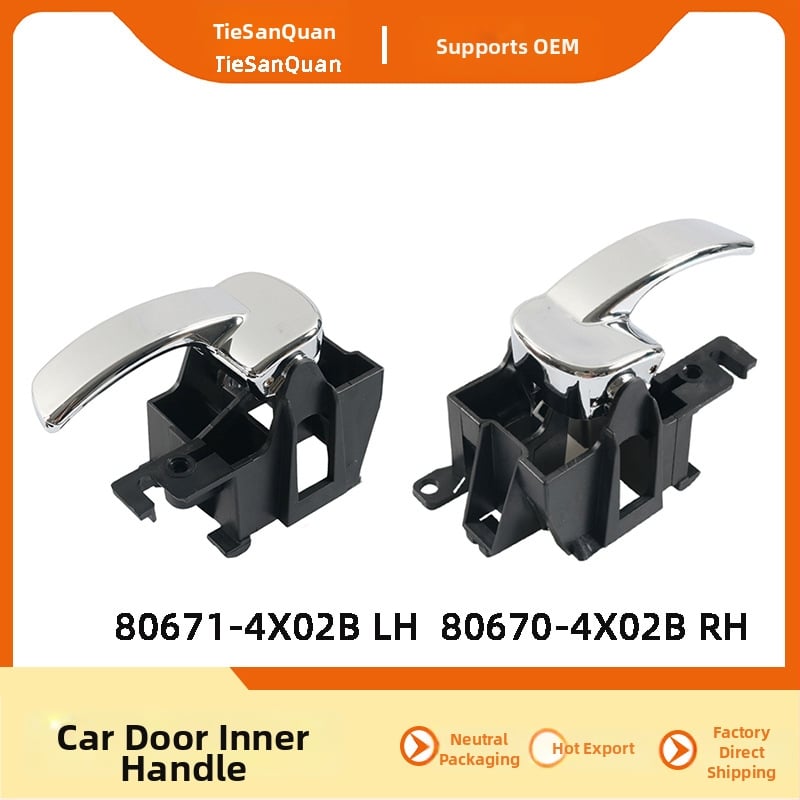 Vnútorná rukoväť dverí pre Nissan Navara D40 / Pathfinder R51, LH 80671-4X02B, RH 80670-4X02B