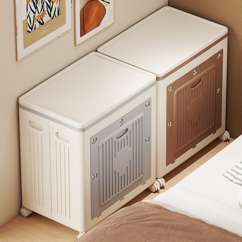 Sklopivi ormarić za pohranu na kotačićima – velik kapacitet za igračke, odjeću i deke