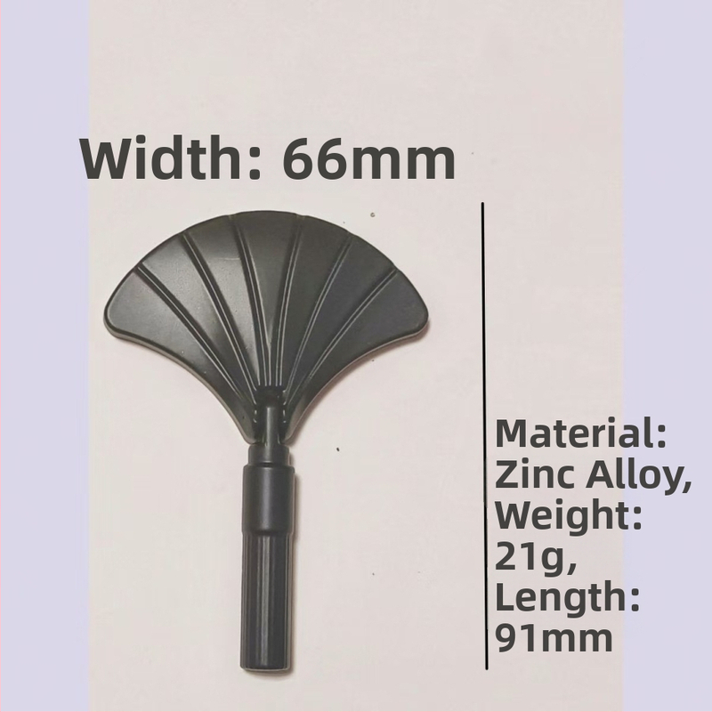 Skrytá rukoväť do skrine, tvar ventilátora, zinková zliatina, liata, moderné minimalistické kovanie nábytku