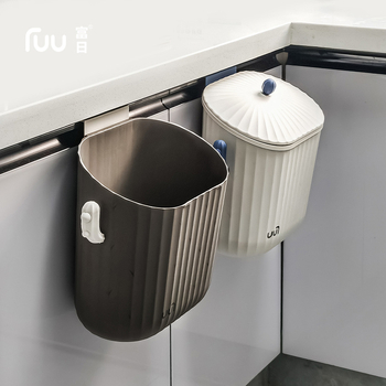 Kuhinjski zidni koš za smeće, 8 L, plastični, montiran na vrata ormarića, štedi prostor, kućna uporaba