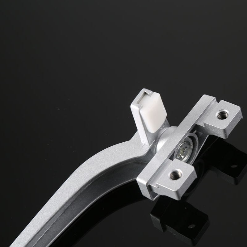 Mâner de fereastră din aliaj de aluminiu pentru ferestre batante, cu încuietoare în formă de 7