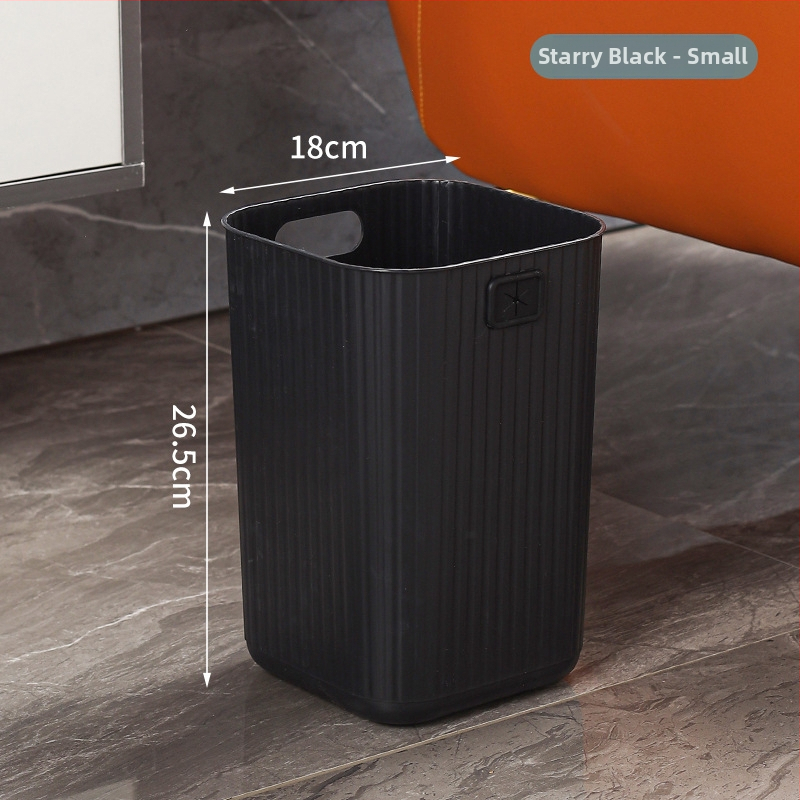 Coș de gunoi pentru uz casnic, design modern minimalist, capacitate mare pentru living, dormitor, baie sau bucătărie, fără capac