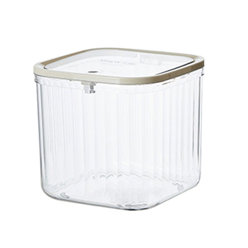 Coș de gunoi de birou din plastic transparent, cu capac elastic