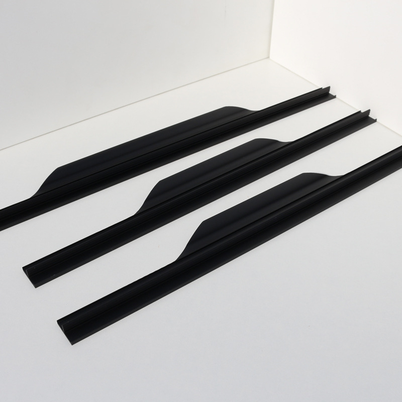 Mâner ascuns din aluminiu pentru sertare și dulapuri, montaj încastrat, pentru plăci de 18 mm