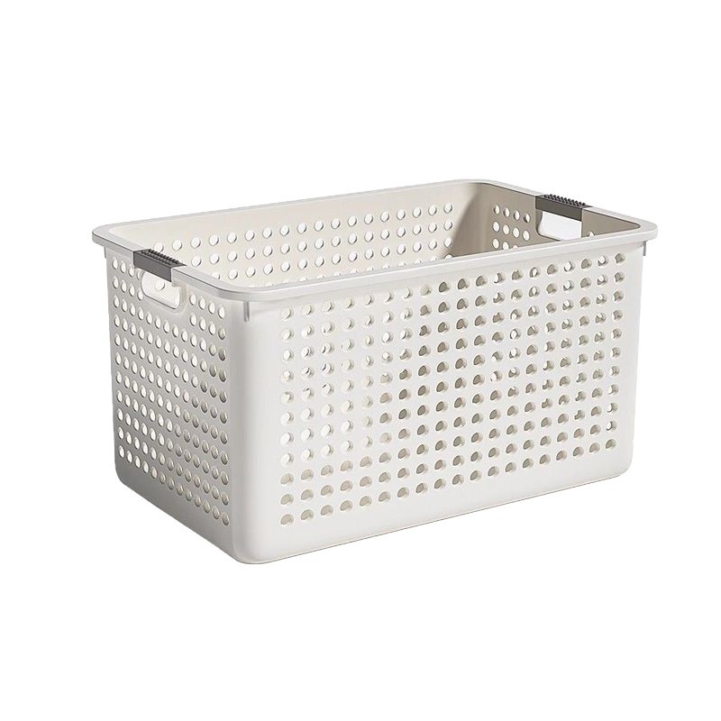 Coș de depozitare din plastic, cutie de depozitare minimalistă pentru obiecte mici, organizator pentru gustări și jucării acasă, recipient de depozitare pentru bucătărie pe blat