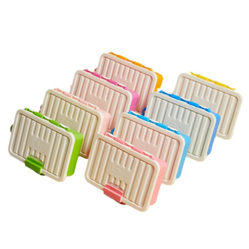 Cutie mică de depozitare Morandi, cu capac alb antipraf, portabilă pentru cosmetică și papetărie, dimensiuni 113×75×33 mm