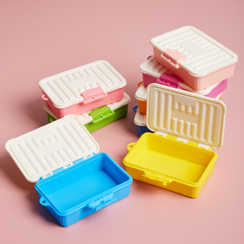 Cutie mică de depozitare Morandi, cu capac alb antipraf, portabilă pentru cosmetică și papetărie, dimensiuni 113×75×33 mm