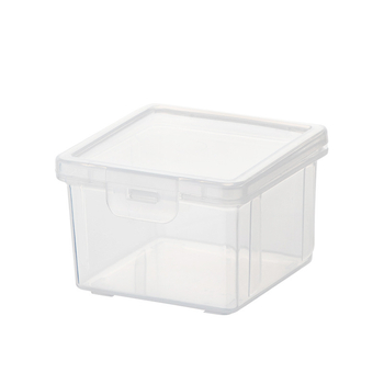 Cutie transparentă de depozitare cu capac, pentru accesorii de birou și accesorii pentru păr, dulap oglindă din plastic cu sertar, accesorii pentru păr pentru copii, stil IN STYLE