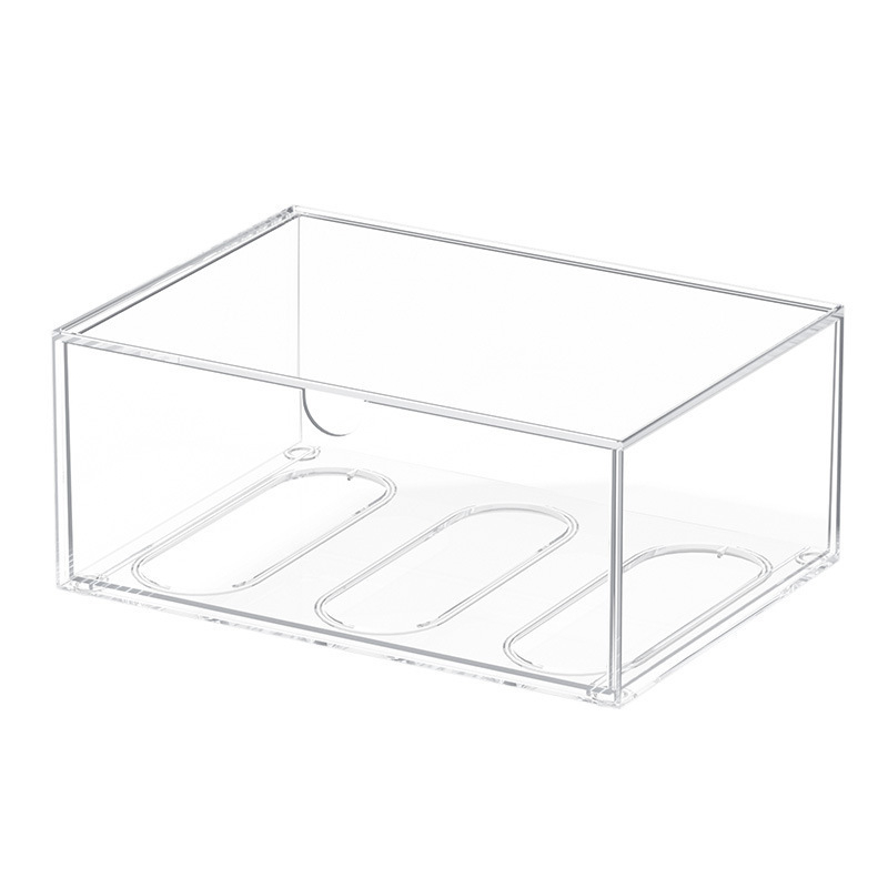 Organizator de machiaj și măști, birou, acrilic transparent, cu sertare, etajat pentru îngrijire a pielii