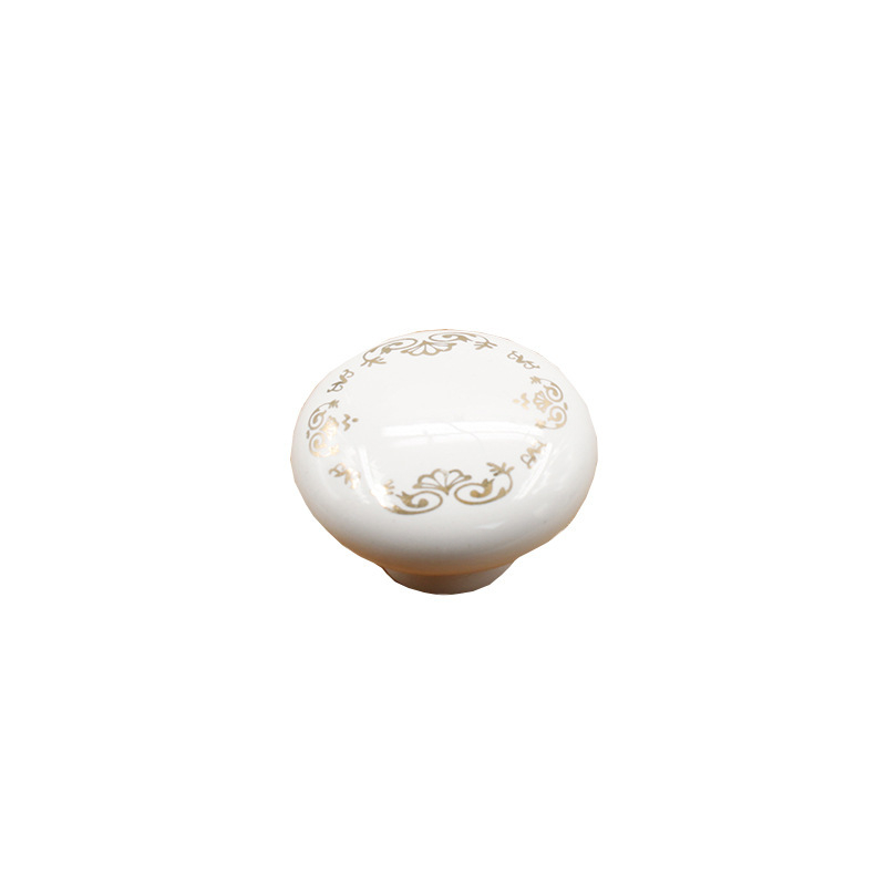Mâner pentru dulapuri și sertare din aliaj de zinc și ceramică – Stil european rustic, design antic pentru mobilier