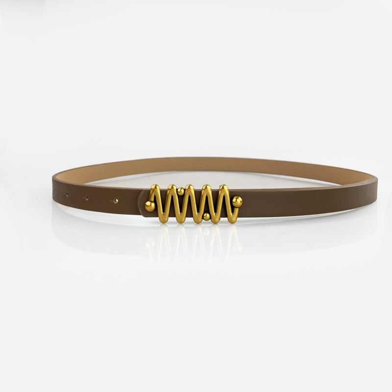 Centură pentru femei din PU piele cu cataramă netedă, lățime 2–4 cm, accesoriu universal pentru rochii, blugi și paltoane.
