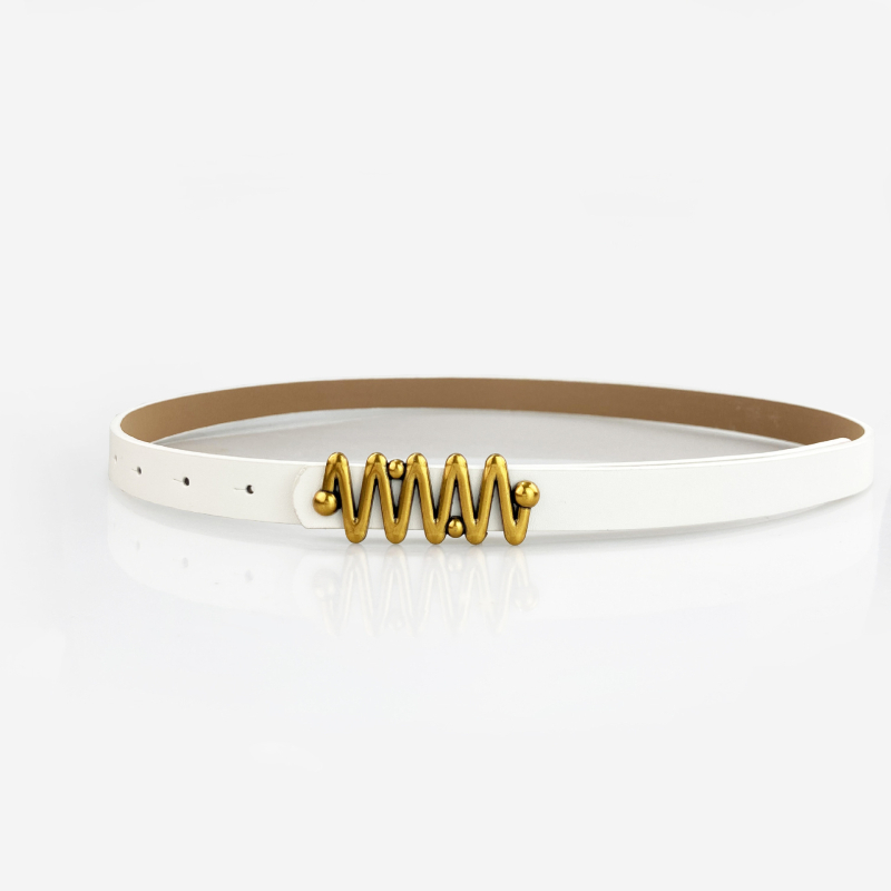 Centură pentru femei din PU piele cu cataramă netedă, lățime 2–4 cm, accesoriu universal pentru rochii, blugi și paltoane.
