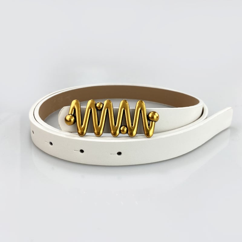 Centură pentru femei din PU piele cu cataramă netedă, lățime 2–4 cm, accesoriu universal pentru rochii, blugi și paltoane.