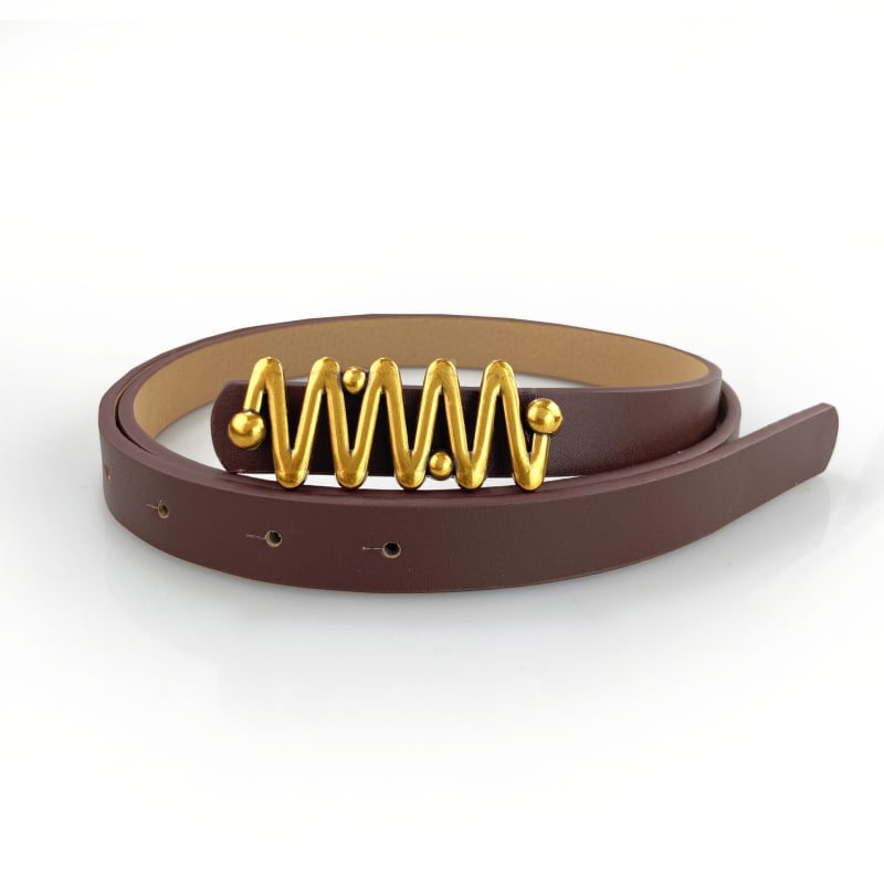Centură pentru femei din PU piele cu cataramă netedă, lățime 2–4 cm, accesoriu universal pentru rochii, blugi și paltoane.