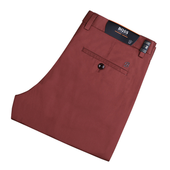 Pantaloni casual pentru bărbați, vară, croială dreaptă, ușori, din bumbac, stil business casual