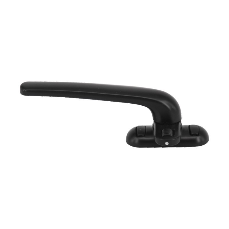Maner pentru ușă glisantă din aliaj de aluminiu, încuietoare multipunct cu formă semilună și limitator pentru uși și ferestre, montaj interior, stil modern minimalist