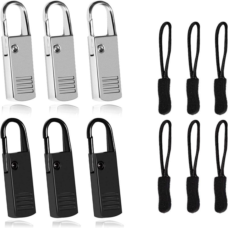 Piese de schimb pentru fermoar: mâner metalic pentru zipper, pentru valize, rucsacuri, jachete și haine