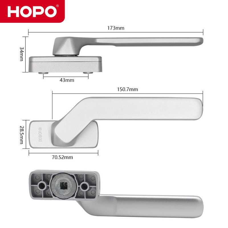 HOPO Mâner din aluminiu pentru ferestre și uși PH923, aliaj de aluminiu